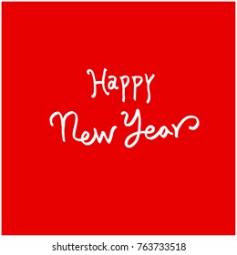 Hand drawn illustration / Happy Holiday - vector