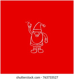 Hand drawn illustration / Happy Holiday - vector