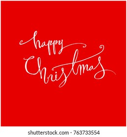 Hand drawn illustration / Happy Holiday - vector