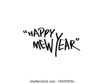 Hand drawn illustration / Happy Holiday - vector