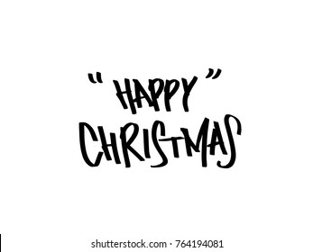 Hand drawn illustration / Happy Holiday - vector