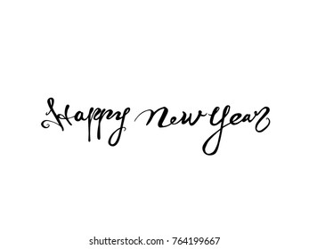 Hand drawn illustration / Happy Holiday - vector
