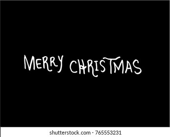 Hand drawn illustration / Happy Holiday - vector