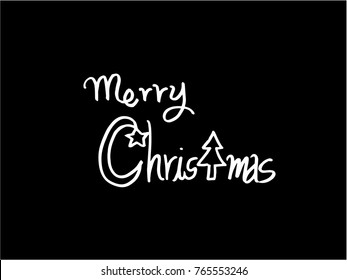 Hand drawn illustration / Happy Holiday - vector