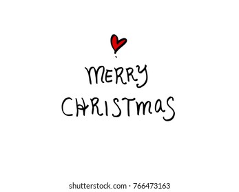Hand drawn illustration / Happy Holiday - vector