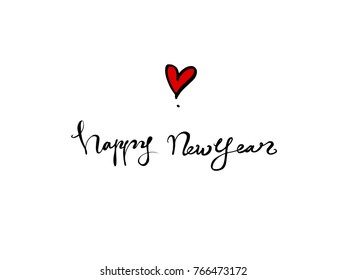 Hand drawn illustration / Happy Holiday - vector