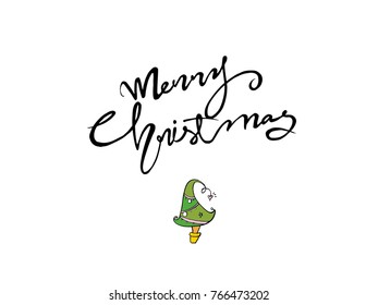 Hand drawn illustration / Happy Holiday - vector