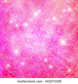 Hand drawn illustration. Invitation element. Tattoo, astrology, alchemy boho and magic symbol