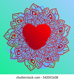 Hand drawn illustration. Invitation element. Tattoo, astrology, alchemy boho and magic symbol