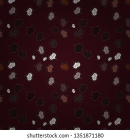 Hand drawn illustration, isolated. Vector design. Brown, black and gray colours, polka dots, striped. Watercolor hearts seamless pattern. Love symbol, beautiful, lovely, romantic, holiday decoration.
