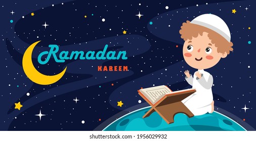 Hand Drawn Illustration For Ramadan Kareem And Islamic Culture