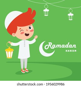 Hand Drawn Illustration For Ramadan Kareem And Islamic Culture