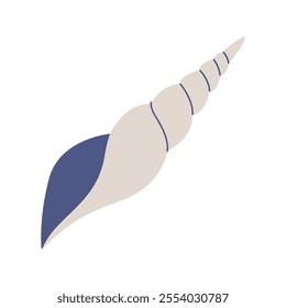 Hand drawn illustration of seashell for summer and beach themed designs