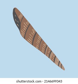 A hand drawn illustration of a seashell. A vector illustration EPS10