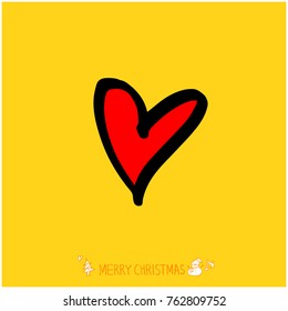 Hand drawn illustration set / Happy Holiday - vector