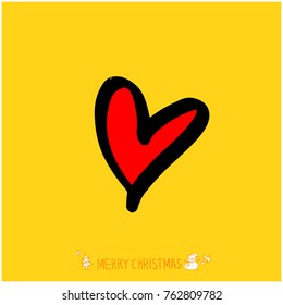 Hand drawn illustration set / Happy Holiday - vector