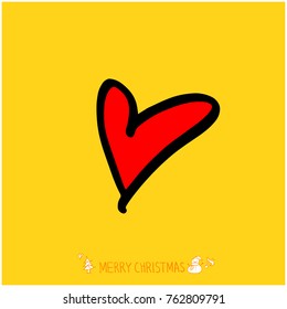 Hand drawn illustration set / Happy Holiday - vector