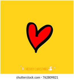 Hand drawn illustration set / Happy Holiday - vector