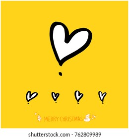 Hand drawn illustration set / Happy Holiday - vector