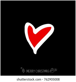 Hand drawn illustration set / Happy Holiday - vector