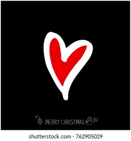 Hand drawn illustration set / Happy Holiday - vector