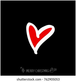Hand drawn illustration set / Happy Holiday - vector