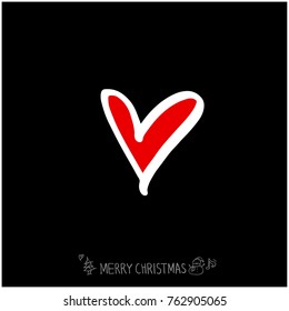 Hand drawn illustration set / Happy Holiday - vector