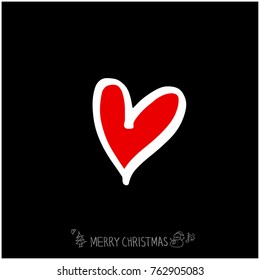 Hand drawn illustration set / Happy Holiday - vector