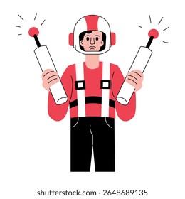 Uma ilustração desenhada à mão mostrando o risco de explosão 
