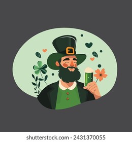 Hand drawn illustration for ST Patrick's day celebration