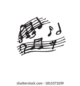 hand drawn illustration of stave