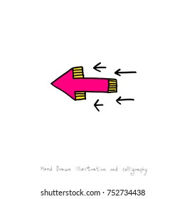 Hand drawn illustration / vector