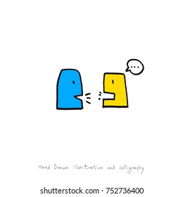 Hand drawn illustration / vector
