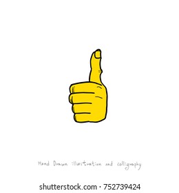 Hand drawn illustration / vector