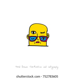 Hand drawn illustration / vector
