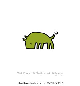 Hand drawn illustration / vector