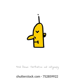 Hand drawn illustration / vector