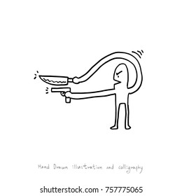 Hand drawn illustration - vector