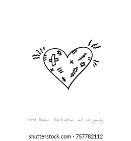 Hand drawn illustration - vector