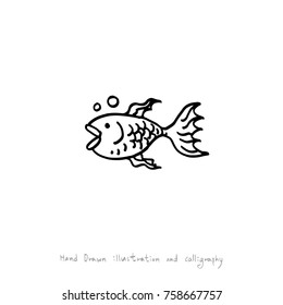 Hand drawn illustration - vector