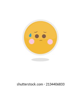 Vector de ilustración dibujado a mano Emoji sobre fondo blanco