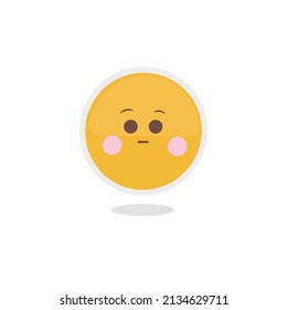 Hand drawn illustration vector Emoji on a white background