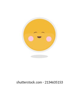 Hand drawn illustration vector Emoji on a white background