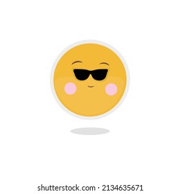Hand drawn illustration vector Emoji on a white background