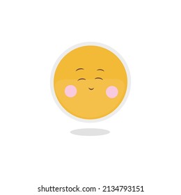 Hand drawn illustration vector Emoji on a white background