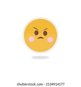 Hand drawn illustration vector Emoji on a white background