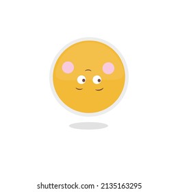 Hand drawn illustration vector Emoji on a white background