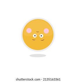Hand drawn illustration vector Emoji on a white background
