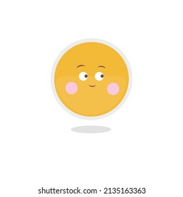 Hand drawn illustration vector Emoji on a white background