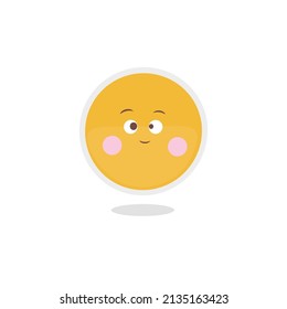 Vector de ilustración dibujado a mano Emoji sobre fondo blanco